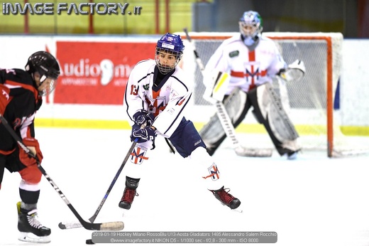 2019-01-19 Hockey Milano RossoBlu U13-Aosta Gladiators 1485 Alessandro Salem Rocchio